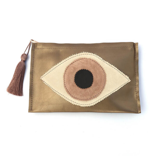 Evileye bronze-clutch bag-must have by ivana b-1